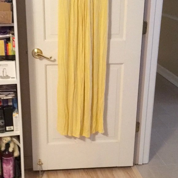 EUC,IMAN,1XP,Cotton,Yellow step in design,gathered waist,sleeveless,maxi dress - Picture 3 of 7